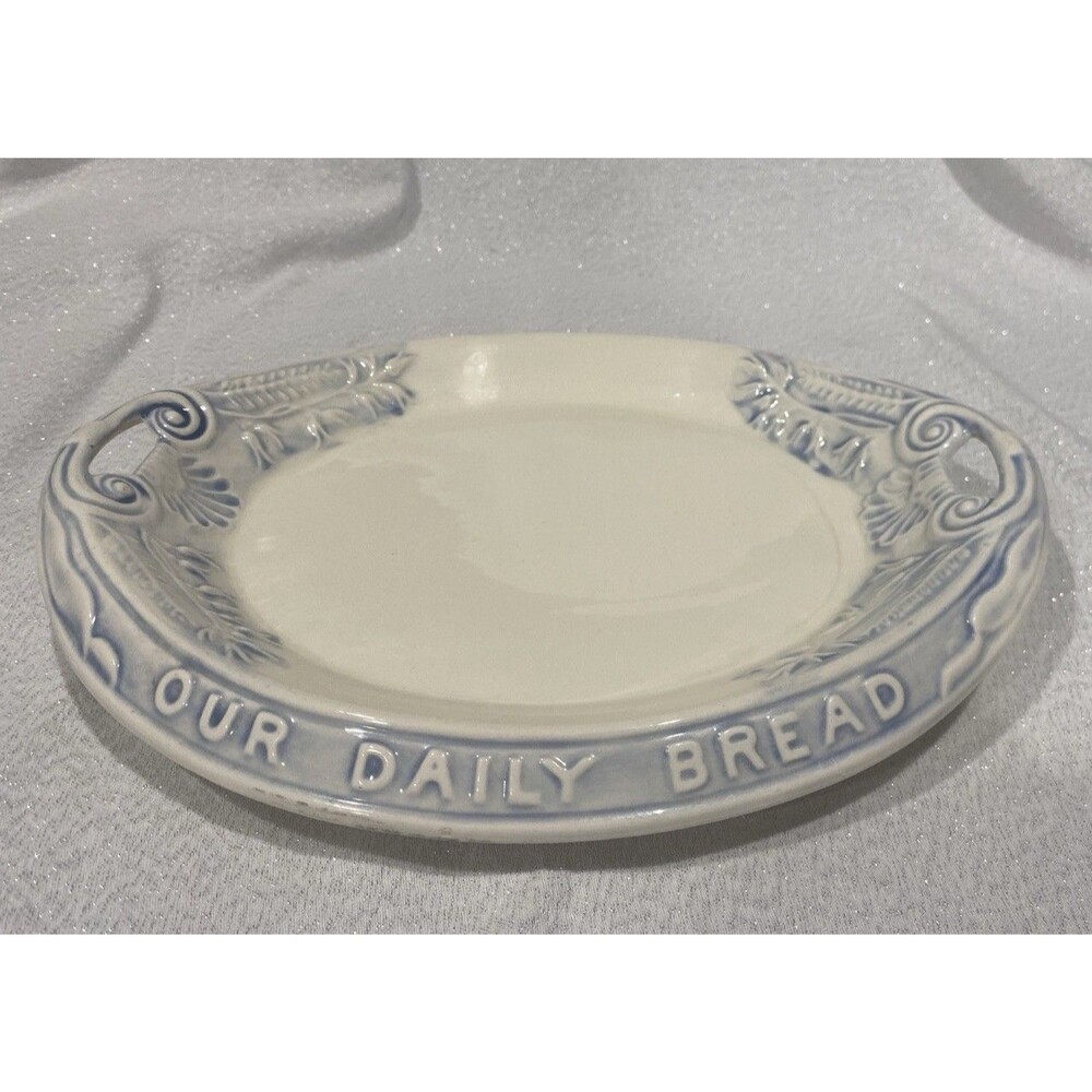 Ironstone China Give Us Our Day Our Daily Bread Platter